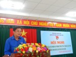 Đ/c Nguyễn Cao Cường - Bí thư Huyện đoàn, phát biểu khai mạc Hội nghị