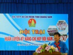 Thăng Bình: Tham gia hội trại huấn luyện kỹ năng Chỉ huy Đội