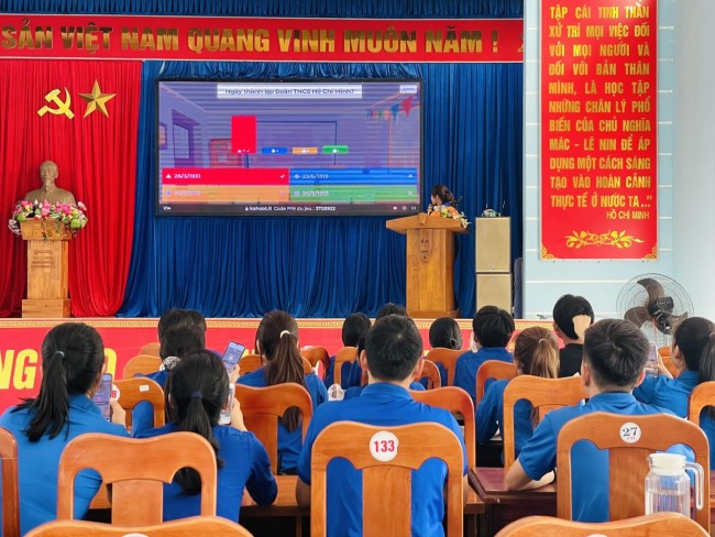 Bình Minh: Ứng dụng phần mềm thi trực tuyến vào tìm hiểu Nghị quyết Đoàn các cấp nhiệm kỳ 2022 - 2027