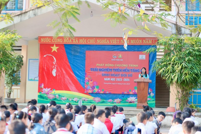 Hội đồng đội huyện Thăng Bình triển khai sinh hoạt đội số năm học 2023 - 2024