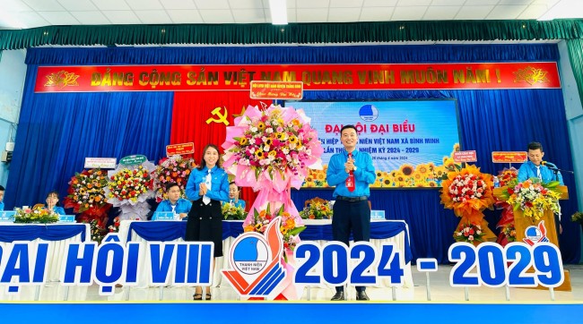 Bình Minh: Tổ chức thành công Đại hội Đại biểu Hội LHTN Việt Nam xã Bình Minh lần thứ VIII, nhiệm kỳ 2024 - 2029