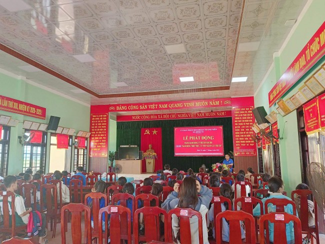 Đoàn xã Bình Tú tổ chức Lễ phát động tháng hành động vì trẻ em năm 2024, với chủ đề "Hành động thiết thực, ưu tiên nguồn lực trẻ em".