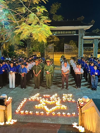 Bình Trung: Thắp nến tri ân các Anh hùng liệt sỹ nhân kỷ niệm 77 năm Ngày thương binh liệt sỹ (27/7/1947 - 27/7/2024)