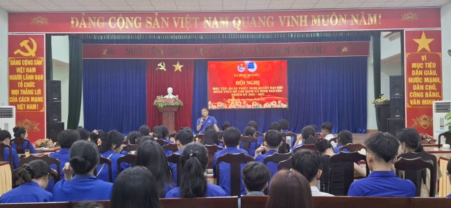 Bình Nguyên: Tổ chức Hội nghị học tập Nghị quyết Đại hội Đoàn các cấp nhiệm kỳ 2022 - 2027