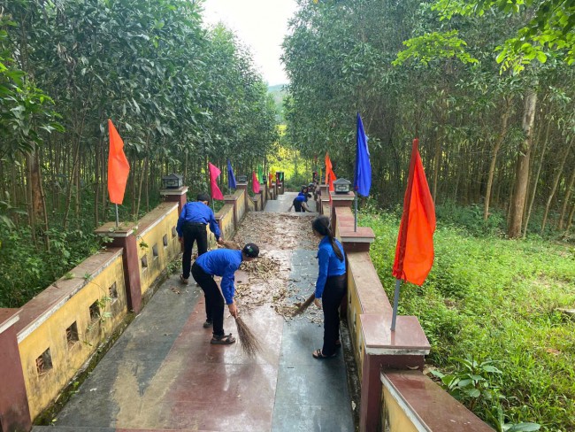 Bình Quế: Hưởng ứng ngày Chủ nhật xanh toàn quốc lần thứ 4 năm 2024