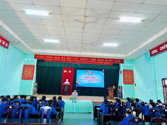 BÌNH TRUNG: Đoàn - Hội xã Bình Trung  tổ chức Hội nghị đối thoại giữa Chủ tịch UBND xã với Thanh niên năm 2024.