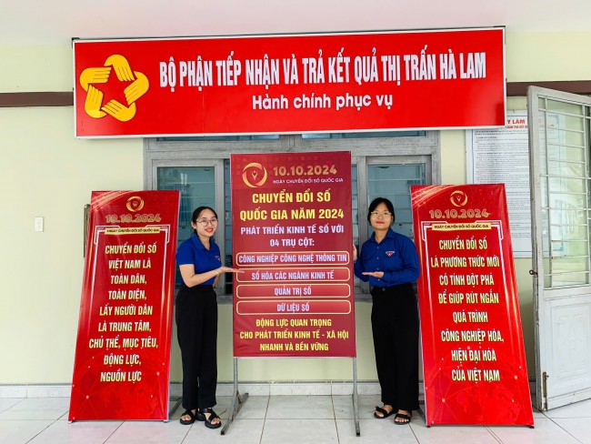 Tuổi trẻ Hà Lam hưởng ứng ngày chuyển đổi số quốc gia năm 2024