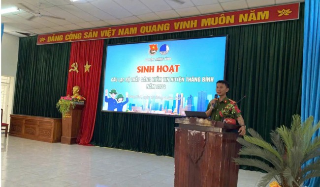 Sinh hoạt câu lạc bộ Thắp sáng niềm tin huyện Thăng Bình năm 2024