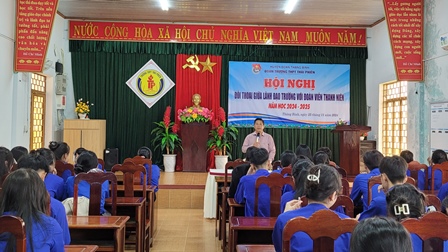 Đoàn trường THPT Thái Phiên tổ chức Hội nghị đối thoại giữa lãnh đạo nhà trường với đoàn viên thanh niên năm học 2024 - 2025