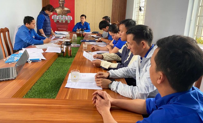 Thăng Bình: Huyện đoàn Thăng Bình tổ chức giám sát chuyên đề theo quy định 217 năm 2024