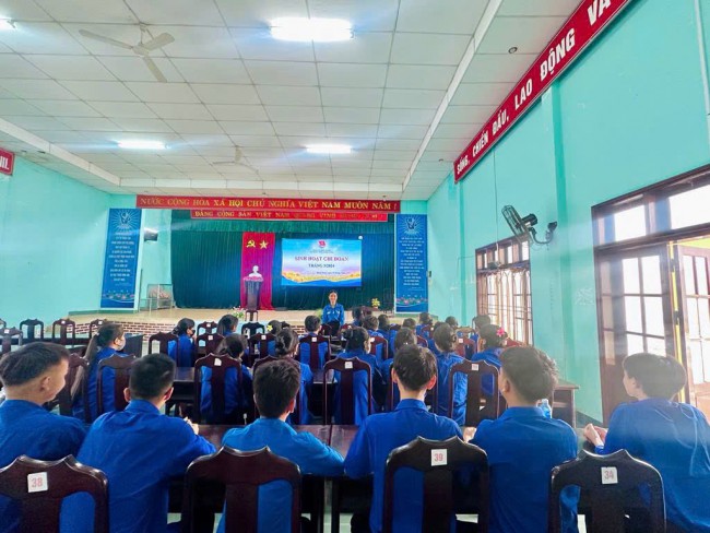 100% đoàn cấp xã triển khai thực hiện hướng dẫn "Xây dựng chi đoàn mạnh" năm 2024