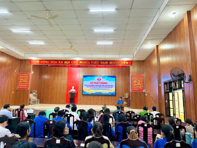 Bình Trung: Phối hợp tổ chức Lễ phát động Tháng hành động vì bình đẳng giới và phòng ngừa ứng phó với bạo lực trên cơ sở giới năm 2024