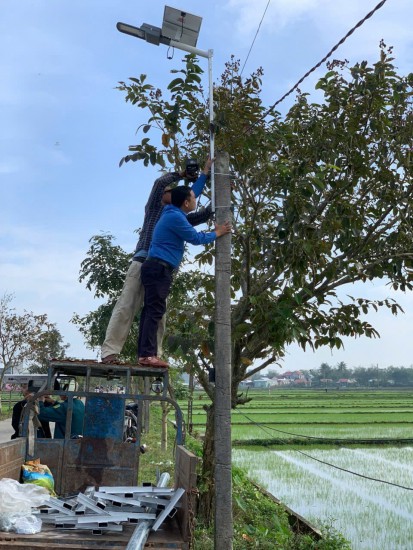 Đoàn xã Bình Nguyên xây dựng Công trình thanh niên Chào mừng Đại hội Đại biểu Đảng bộ xã Bình Nguyên lần thứ XV, nhiệm kỳ 2025 - 2030 và chào mừng 50 năm giải phóng huyện Thăng Bình (26/3/1975 – 26/3/2025)