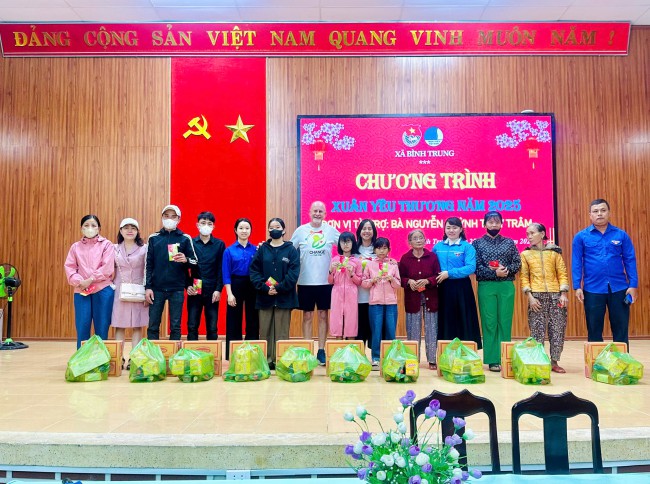 Tuổi trẻ BÌnh Trung tiếp tục tổ chức Chương trình "Xuân yêu thương" năm 2025