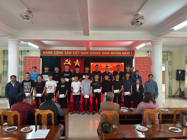 Tuổi trẻ Bình Triều đồng hành cùng thanh niên nhập ngũ năm 2025
