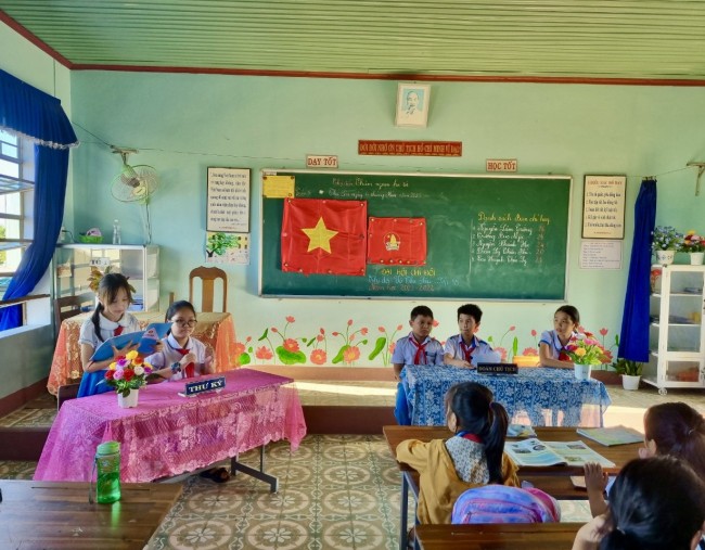 Liên Đội Trường Tiểu học Nguyễn Trãi tổ chức đại hội chi đội năm học 2023-2024