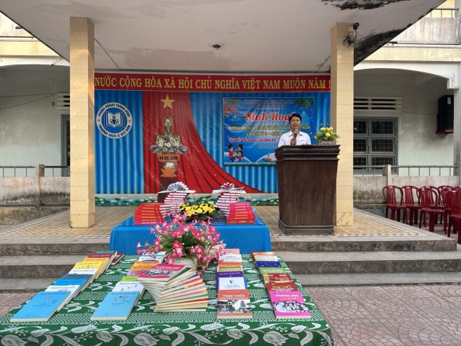 Trường THCS Lê Quý Đôn tổ chức ngoại khóa Ngày sách và văn hóa đọc Việt nam lần thứ 3 năm 2024