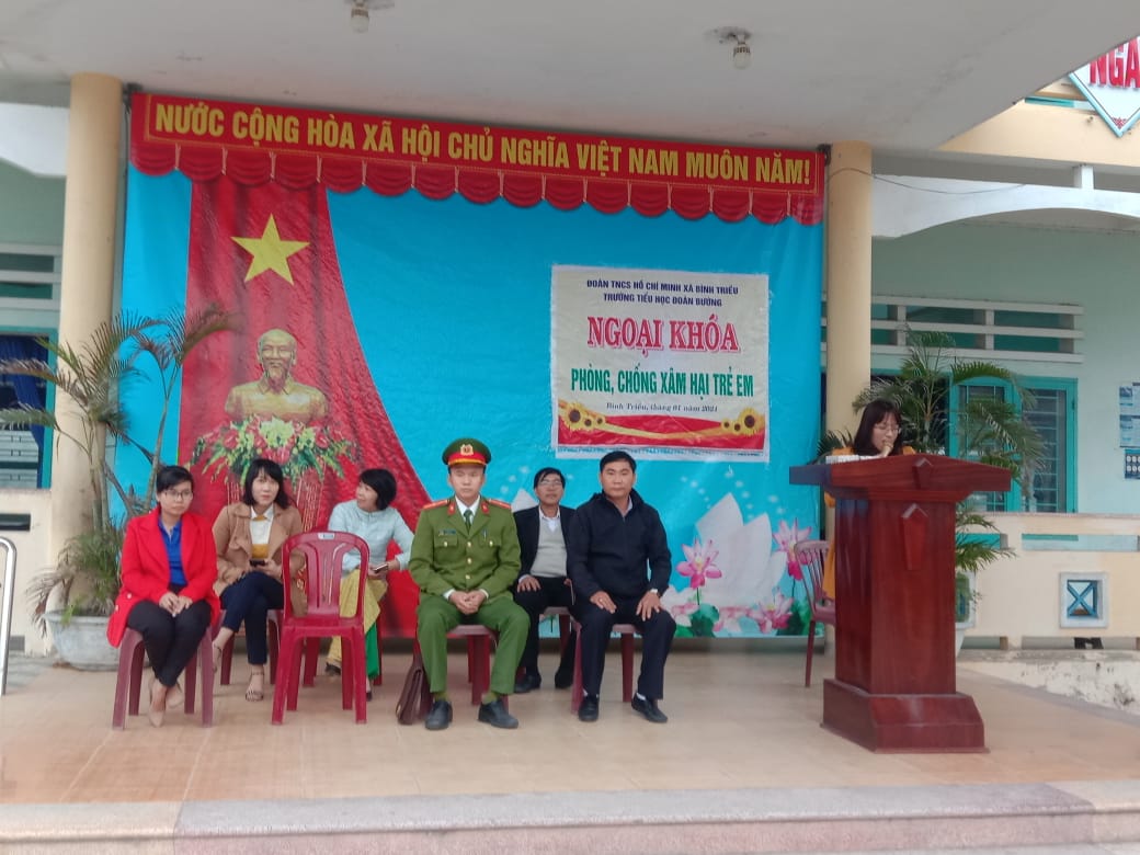 Đoàn Thanh niên xã Bình Triều tổ chức Chương trình ngoại khoá phòng, chống xâm hại trẻ em