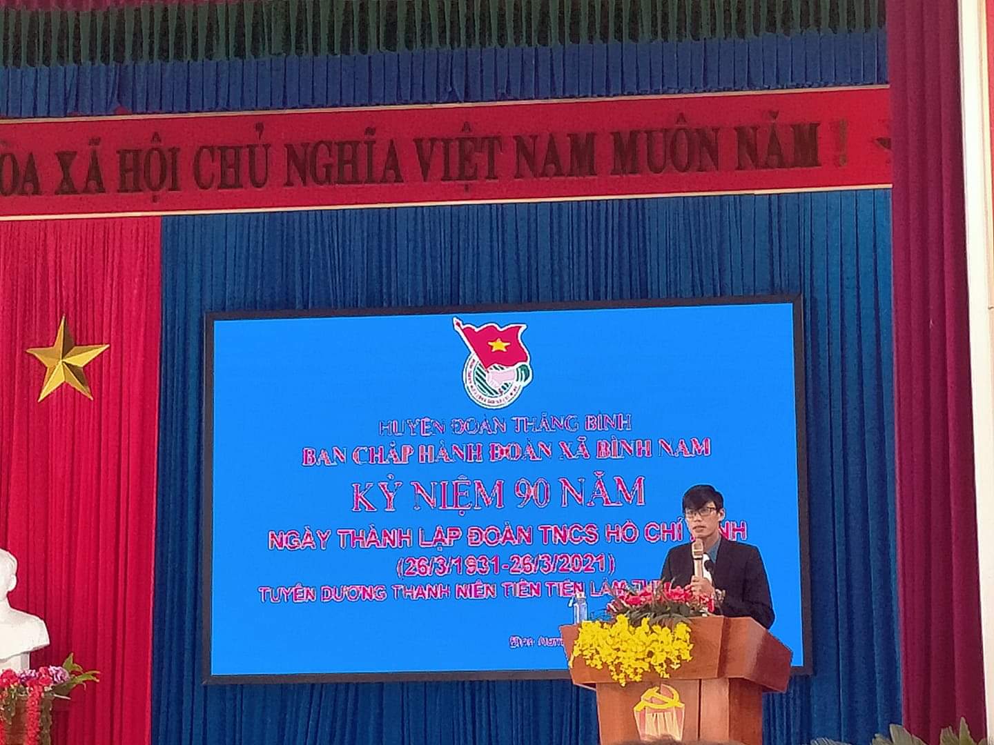 Đoàn xã Bình Nam tổ chức gặp mặt nhân dịp kỷ niệm 90 năm ngày thành lập Đoàn TNCS Hồ Chí Minh (26/03/1931-26/03/2021)