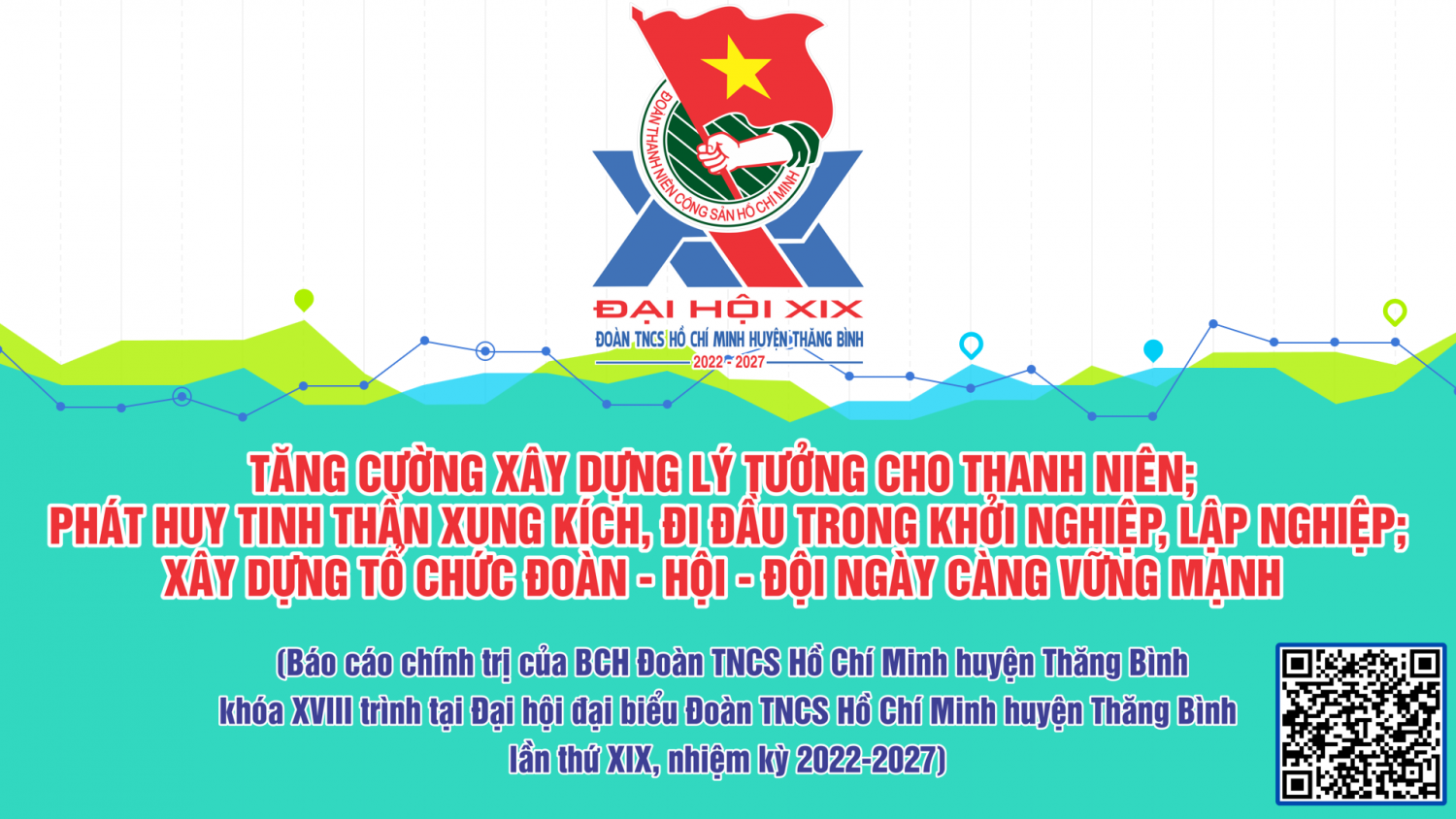 VĂN KIỆN ĐẠI HỘI ĐẠI BIỂU ĐOÀN TNCS HỒ CHÍ MINH HUYỆN THĂNG BÌNH LẦN THỨ XIX, NHIỆM KỲ 2022-2027