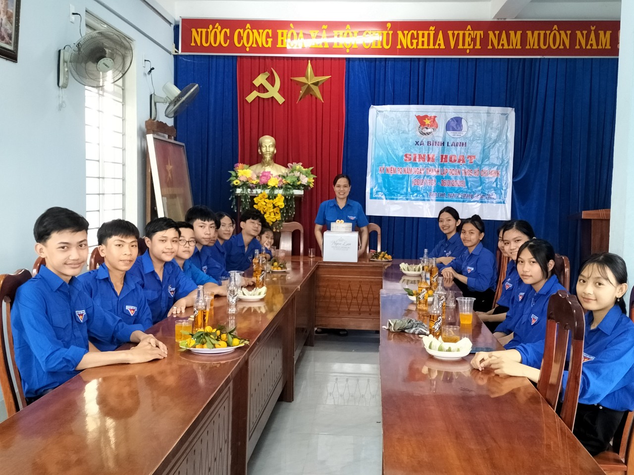 Đoàn xã Bình Lãnh tổ chức sinh hoạt kỉ niệm 92 năm ngày thành lập Đoàn TNCS Hồ Chí Minh (26/3/1931 - 26/3/2023)