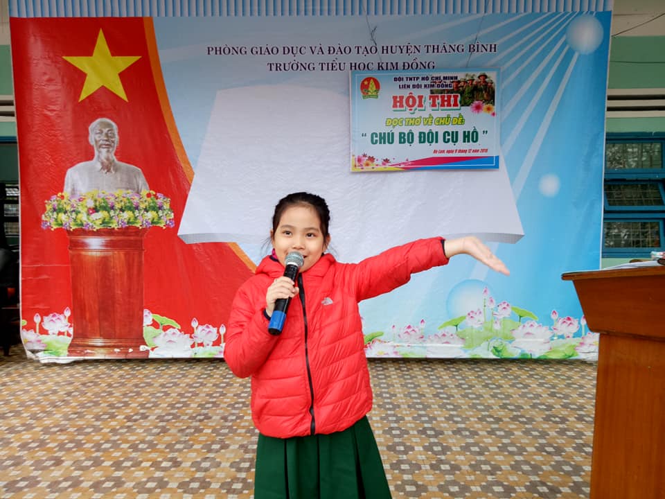 Kim Đồng tổ chức hội thi đọc thơ về chủ đề Chú bộ đội cụ Hồ