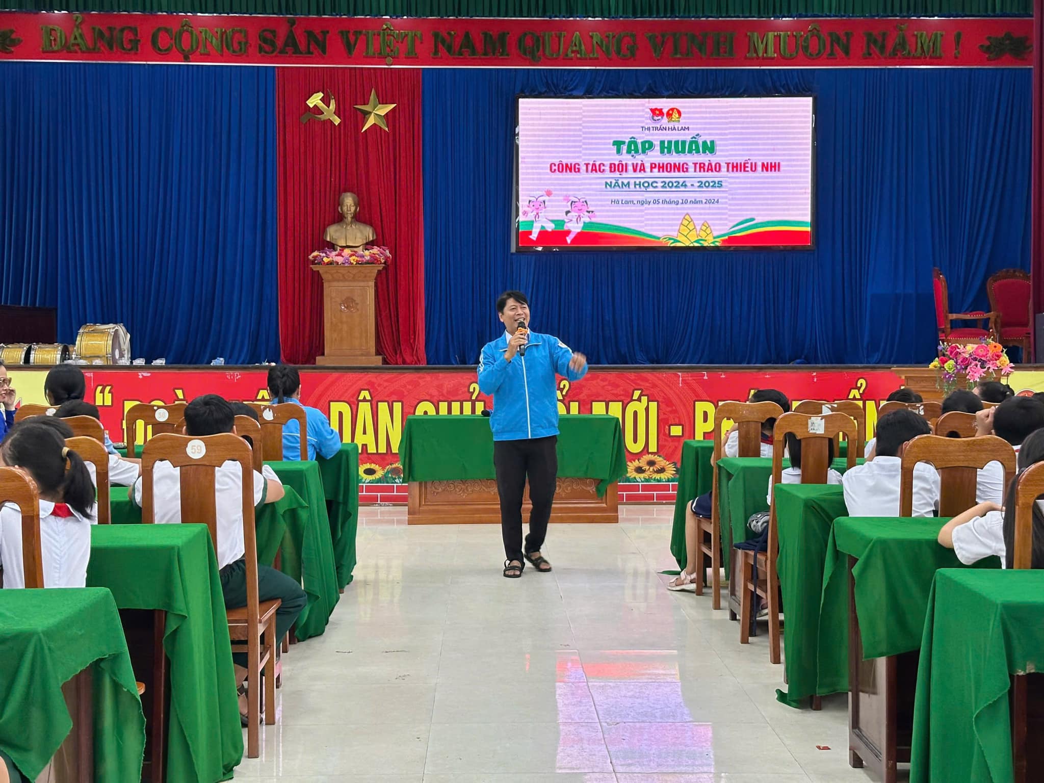 Liên đội Trường THCS Lê Quý Đôn  tham gia tập huấn  công tác Đội và phong trào thiếu nhi năm học 2024-2025