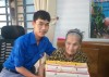 Đoàn xã Bình Tú thăm hỏi sức khỏe Mẹ VNAH Hồ Thị Đường