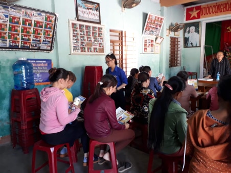 ĐOÀN XÃ BÌNH NAM TỔ CHỨC TUYÊN TRUYỀN CHỐNG BẠO LỰC,XÂM HẠI TRẺ EM & TRAO GIỎ NHỰA