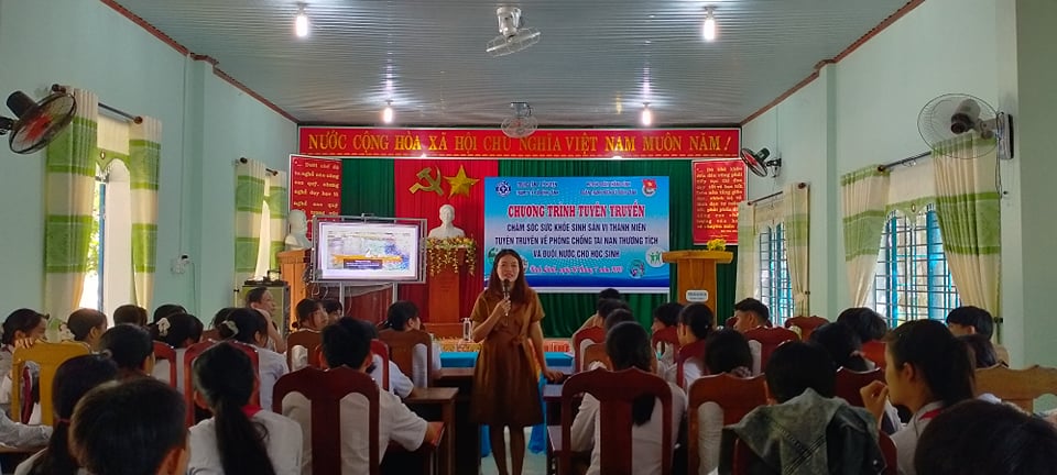 BCV Nguyễn Thị Thu - Phó Gíam đốc Trung tâm dân số huyện Thăng Bình