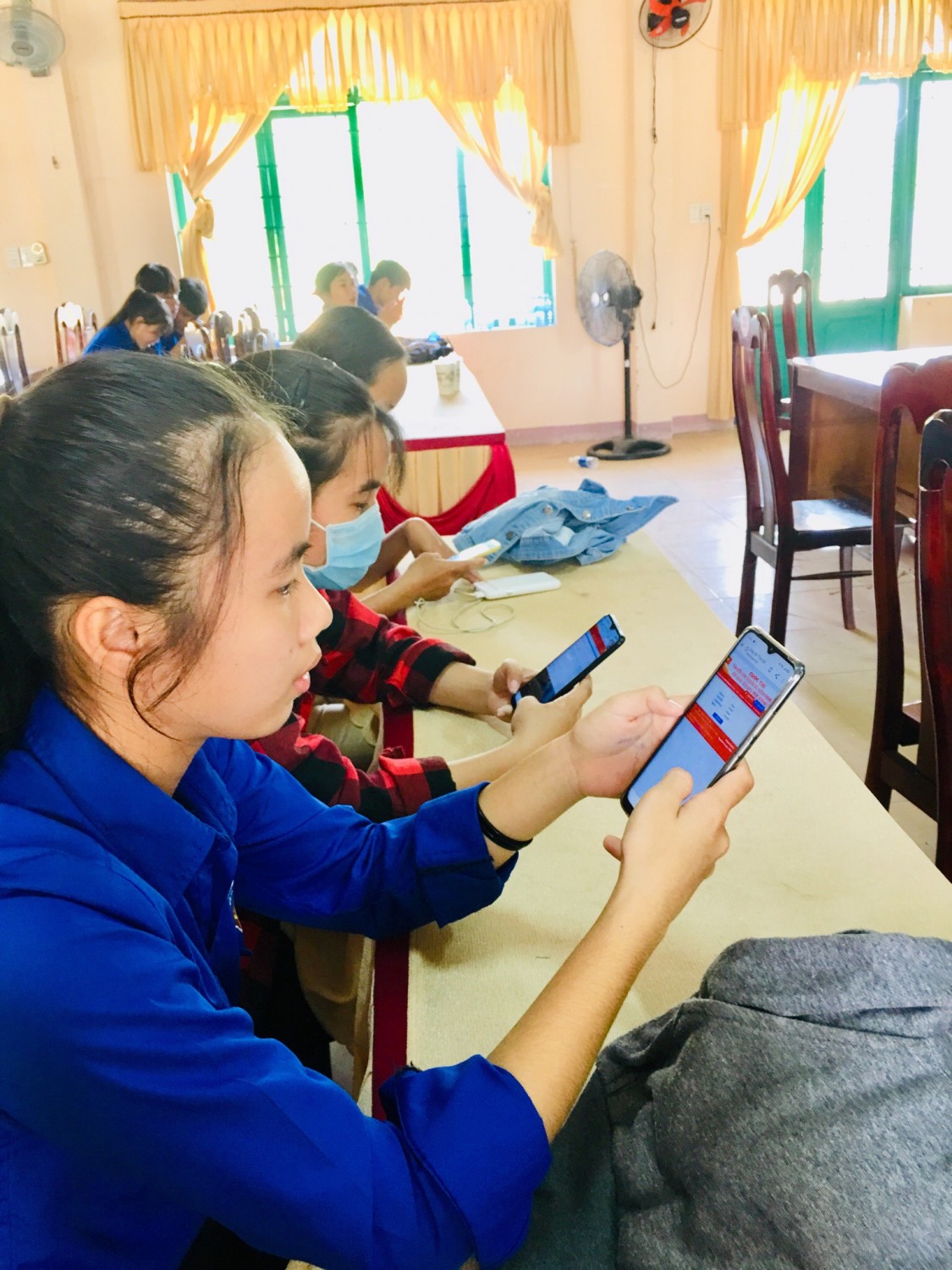 ĐVTN tham gia thi trực tuyến