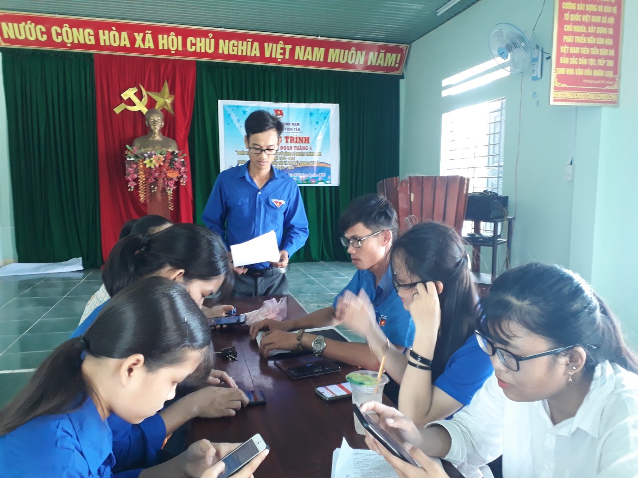 Quang cảnh buổi sinh hoạt