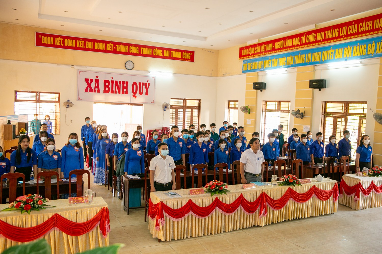 Đoàn xã Bình Quý tổ chức thành công Đại hội đại biểu lần thứ XII, nhiệm kỳ 2022-2027