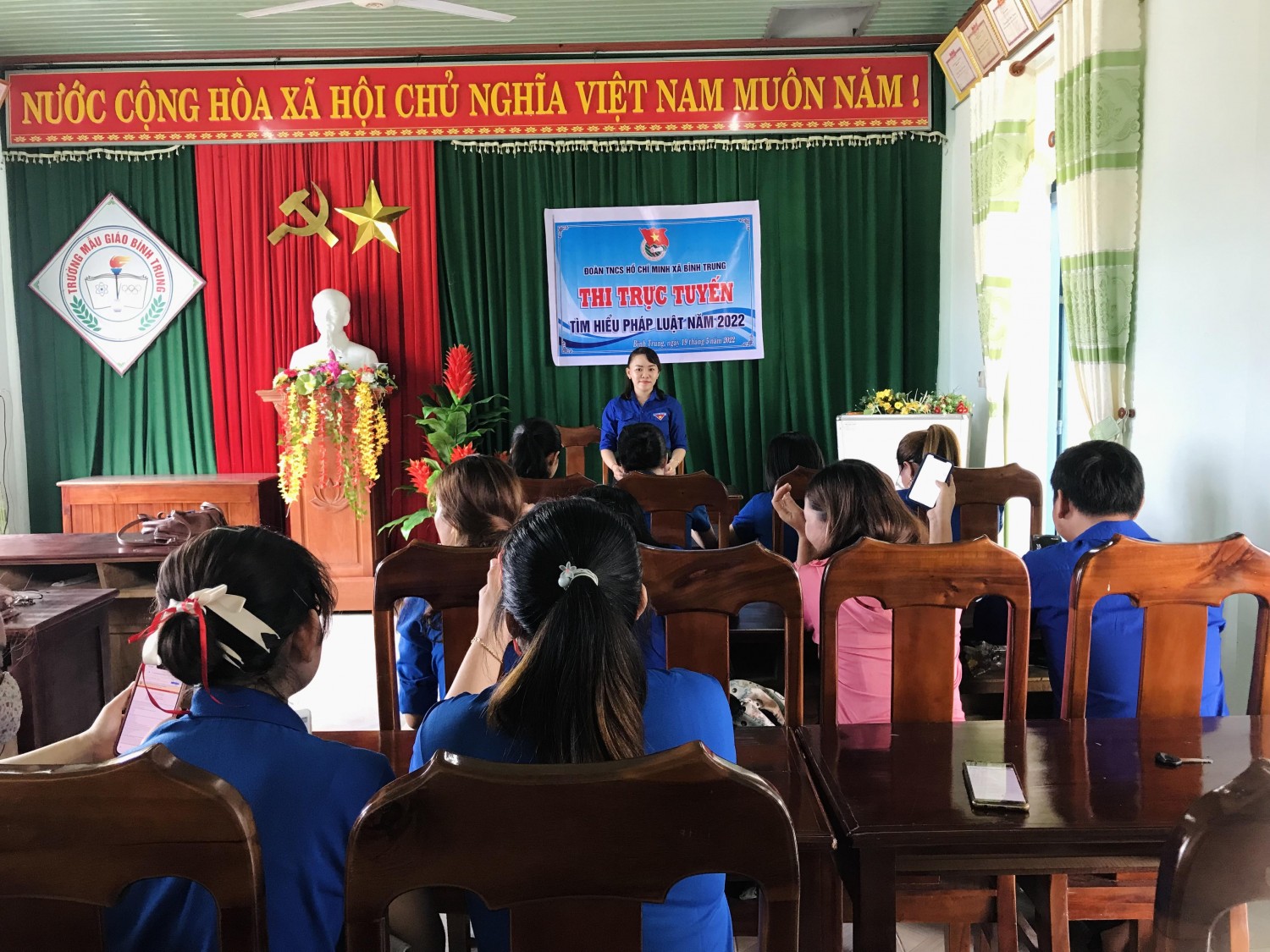 Tuổi trẻ Bình Trung tích cực tham gia cuộc thi Tìm hiểu pháp luật trực tuyến năm 2022