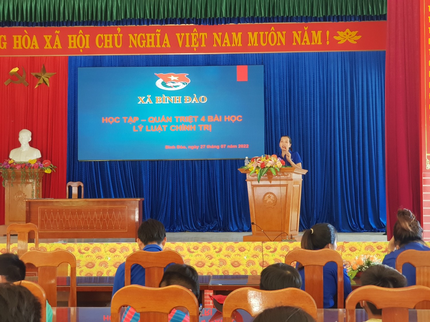 TUỔI TRẺ BÌNH ĐÀO TỔ CHỨC TRIỂN KHAI 4 BÀI LÝ LUẬN CHÍNH TRỊ